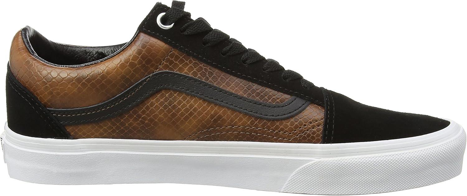 imageVans UnisexChild Hightop TrainersBrown Snake Black Brown