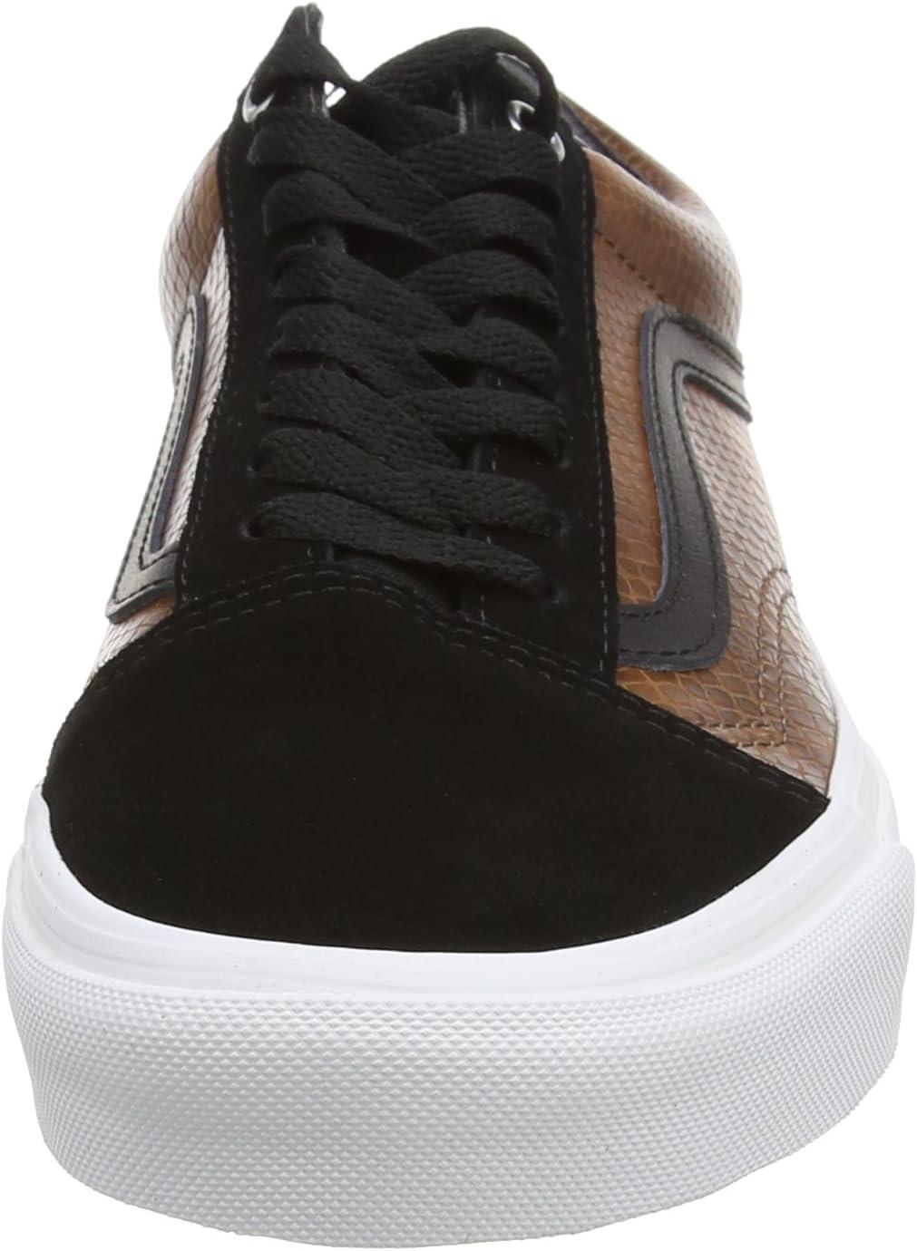 imageVans UnisexChild Hightop TrainersBrown Snake Black Brown