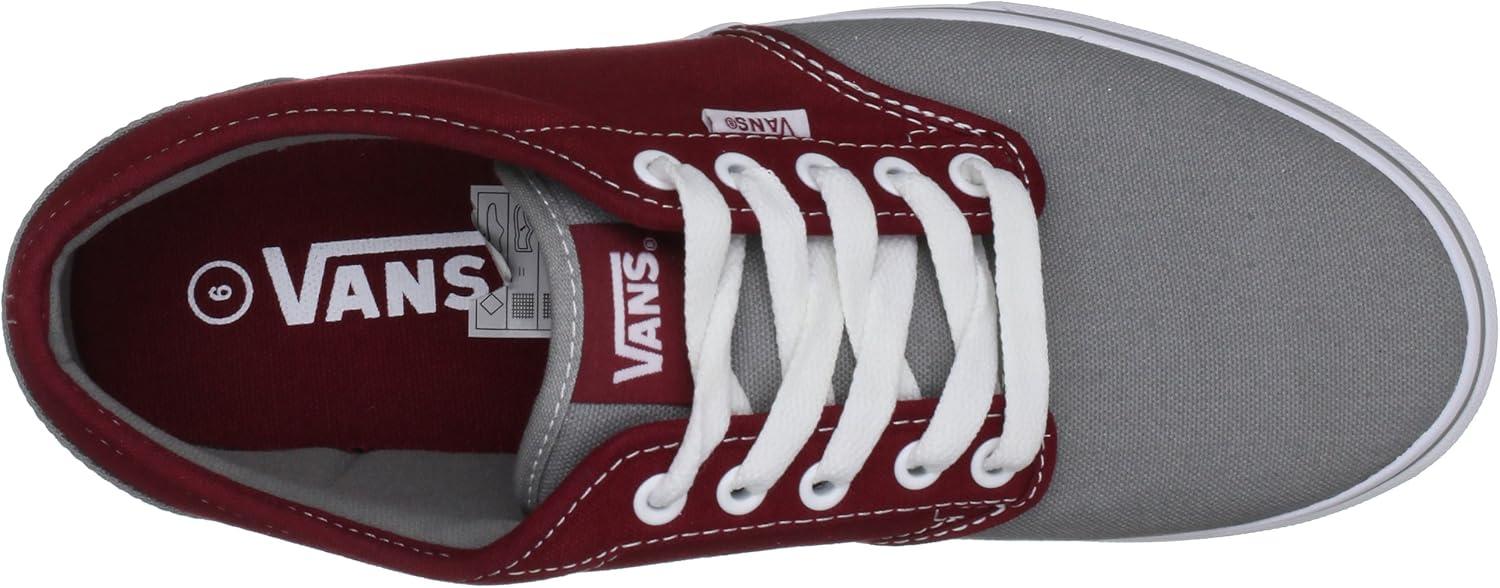 imageVans UnisexChild Hightop TrainersCanvas Mid Grey Rio Red