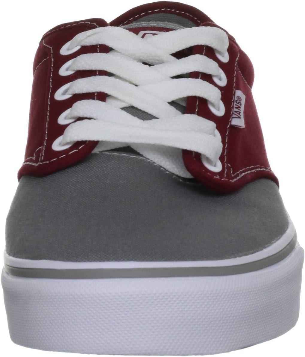 imageVans UnisexChild Hightop TrainersCanvas Mid Grey Rio Red