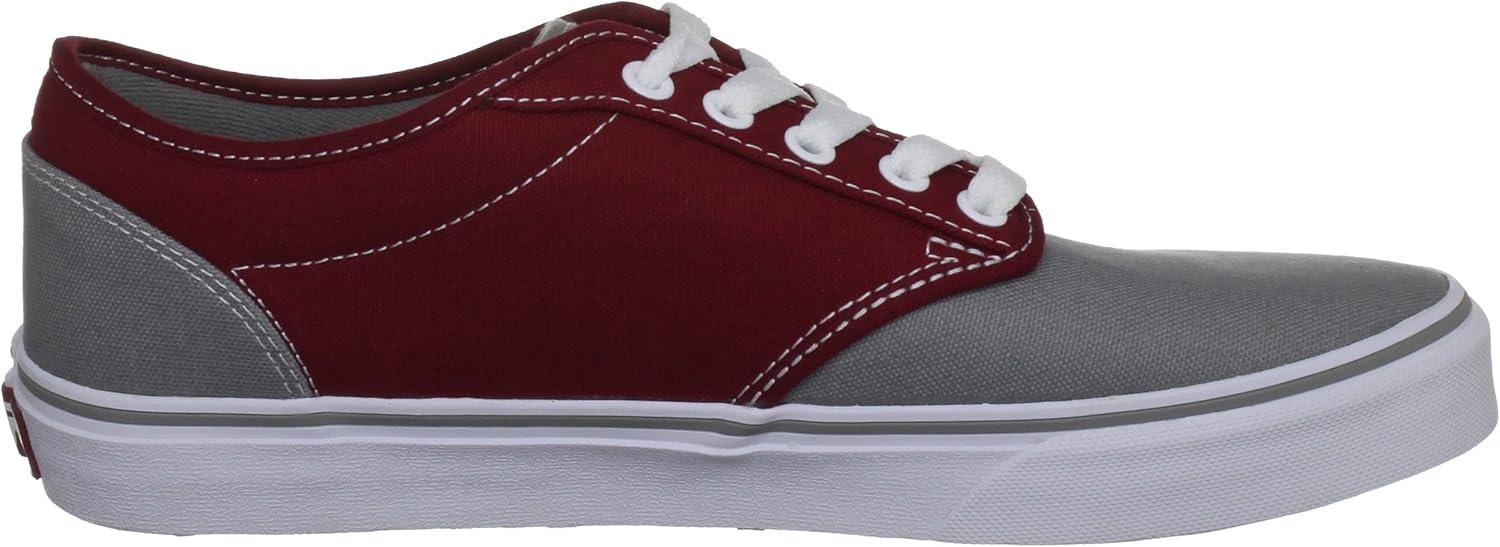 imageVans UnisexChild Hightop TrainersCanvas Mid Grey Rio Red
