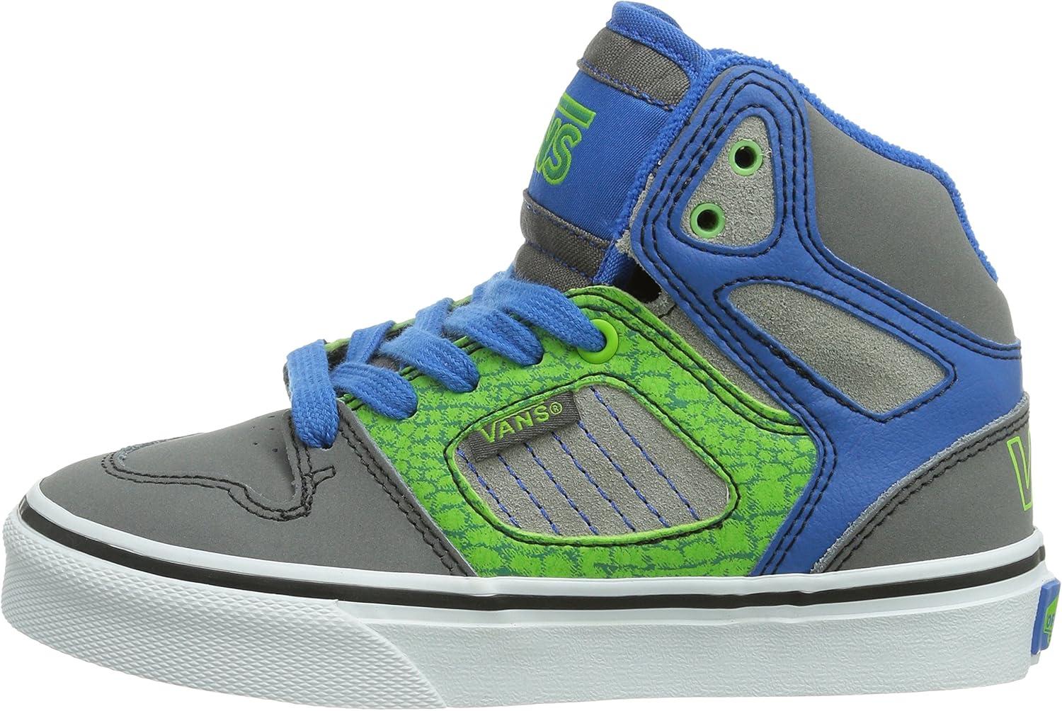 imageVans UnisexChild Hightop TrainersCharcoal green
