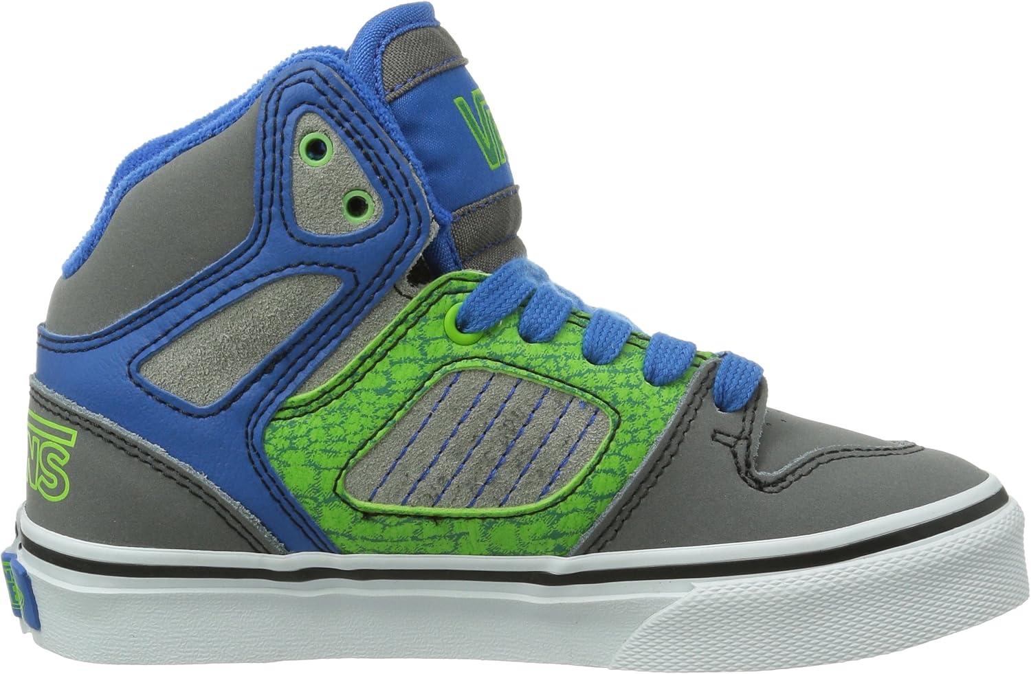 imageVans UnisexChild Hightop TrainersCharcoal green
