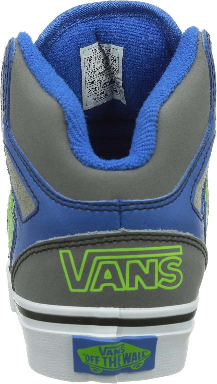 imageVans UnisexChild Hightop TrainersCharcoal green