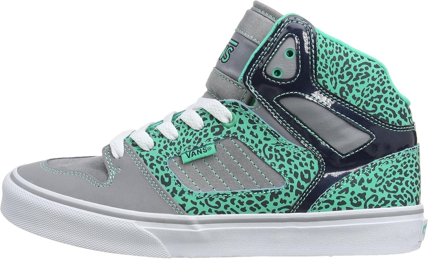 imageVans UnisexChild Hightop TrainersFrost GrayMint Leaf