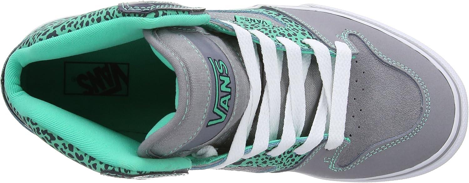 imageVans UnisexChild Hightop TrainersFrost GrayMint Leaf