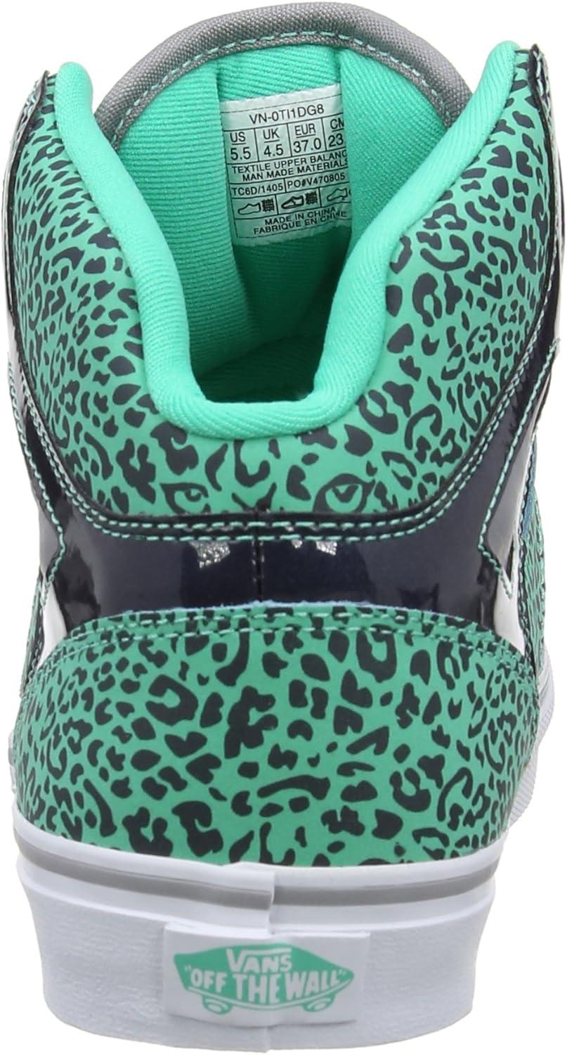 imageVans UnisexChild Hightop TrainersFrost GrayMint Leaf