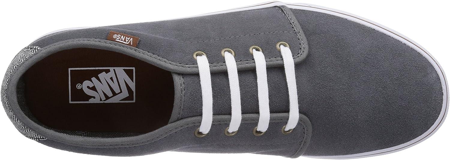 imageVans UnisexChild Hightop TrainersGrey Gris SuedeHerringb