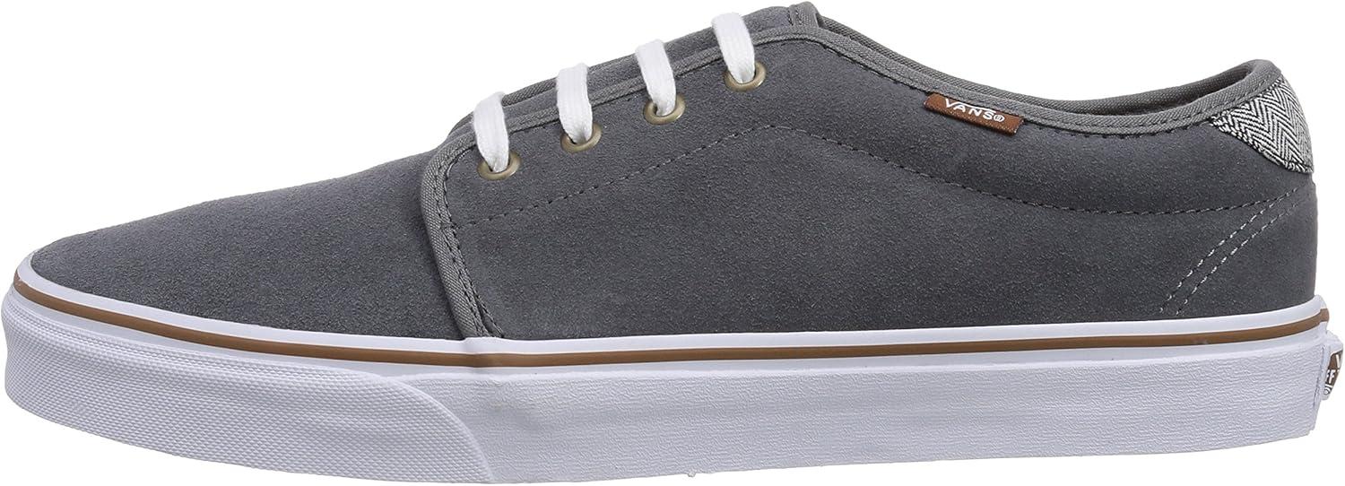 imageVans UnisexChild Hightop TrainersGrey Gris SuedeHerringb