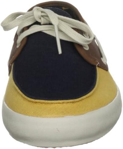 imageVans UnisexChild Hightop TrainersNavyMineral Yellow