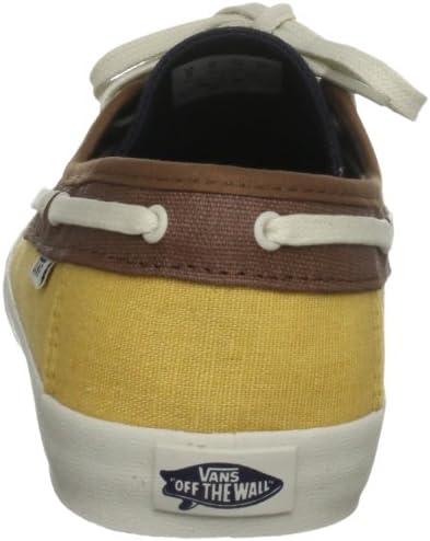 imageVans UnisexChild Hightop TrainersNavyMineral Yellow