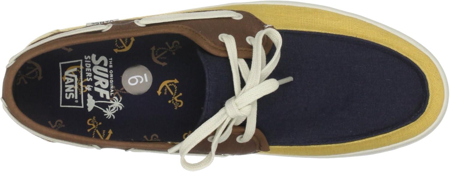 imageVans UnisexChild Hightop TrainersNavyMineral Yellow
