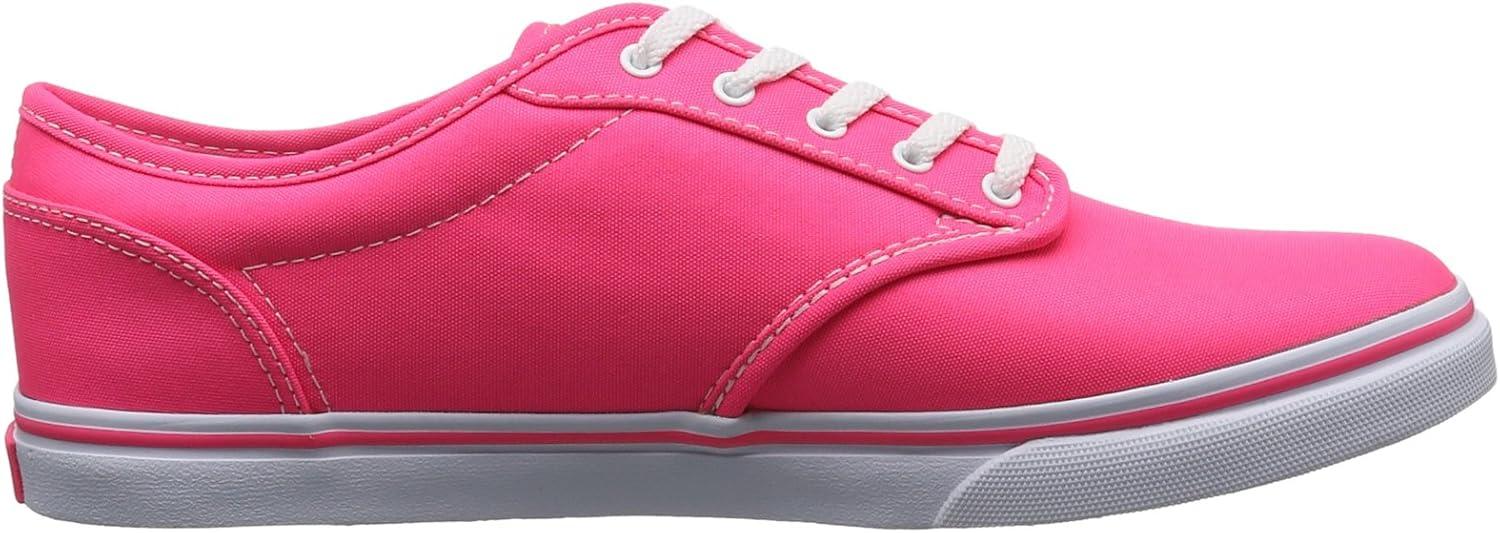 imageVans UnisexChild Hightop TrainersNeonPinkWhite