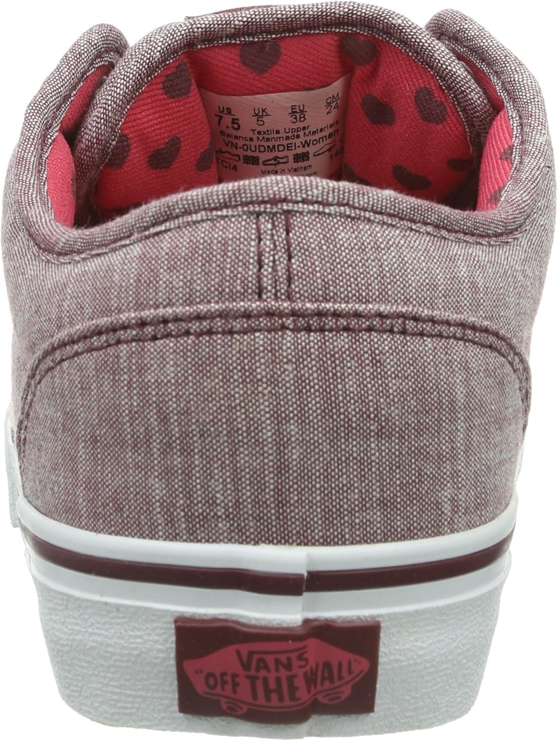 imageVans UnisexChild Hightop TrainersOxblood Pink