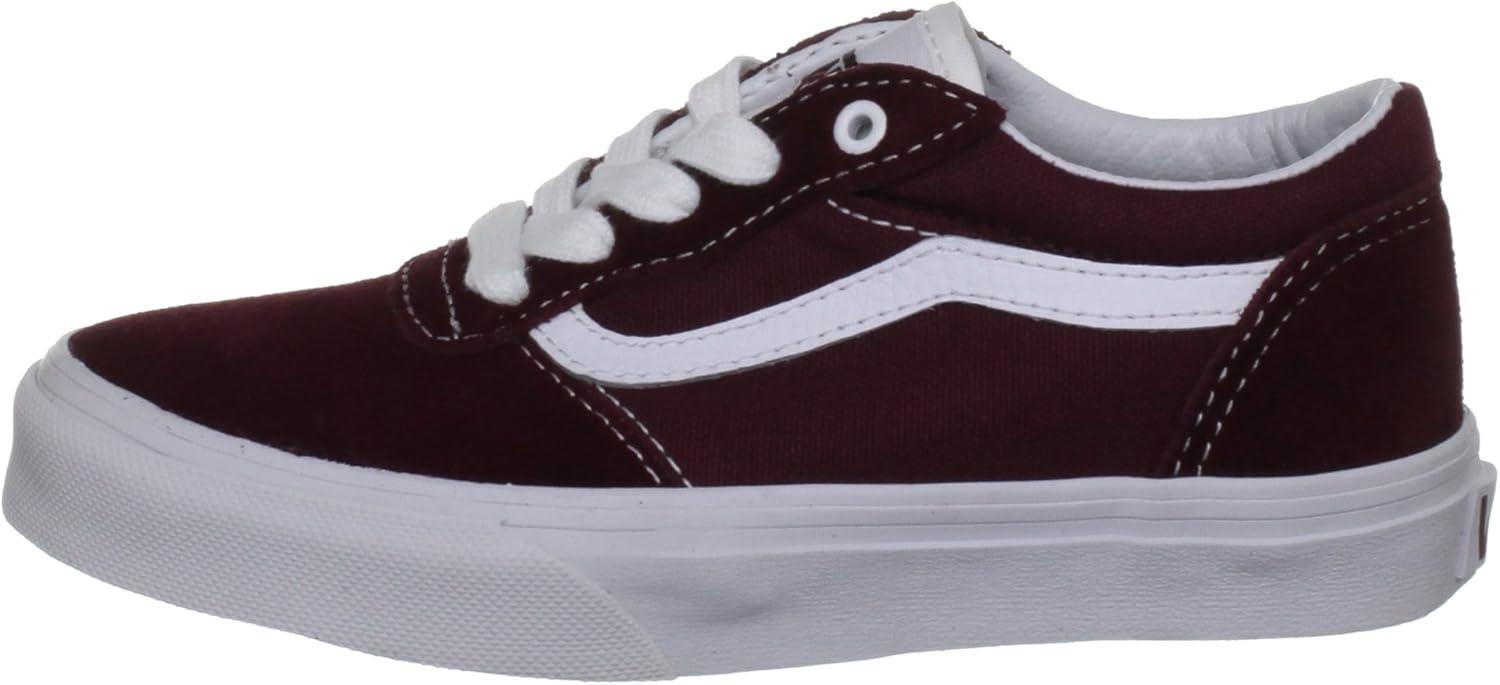 imageVans UnisexChild Hightop TrainersOxbloodWhite