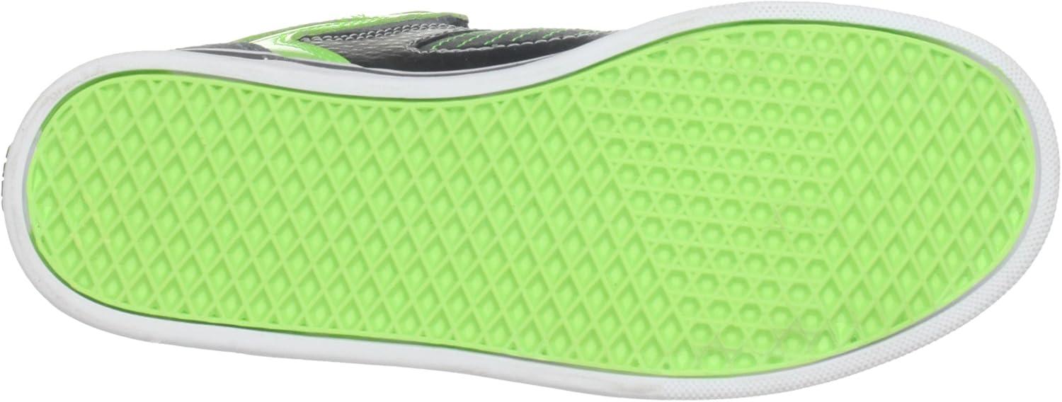 imageVans UnisexChild Hightop TrainersPewter Neon Green