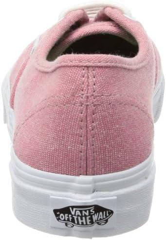 imageVans UnisexChild Hightop TrainersRed Rot Stone Wash Chateau Rose