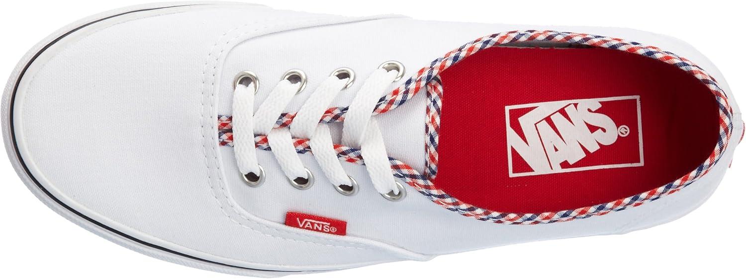 imageVans UnisexChild Hightop TrainersTrue WhiteHigh Risk Red