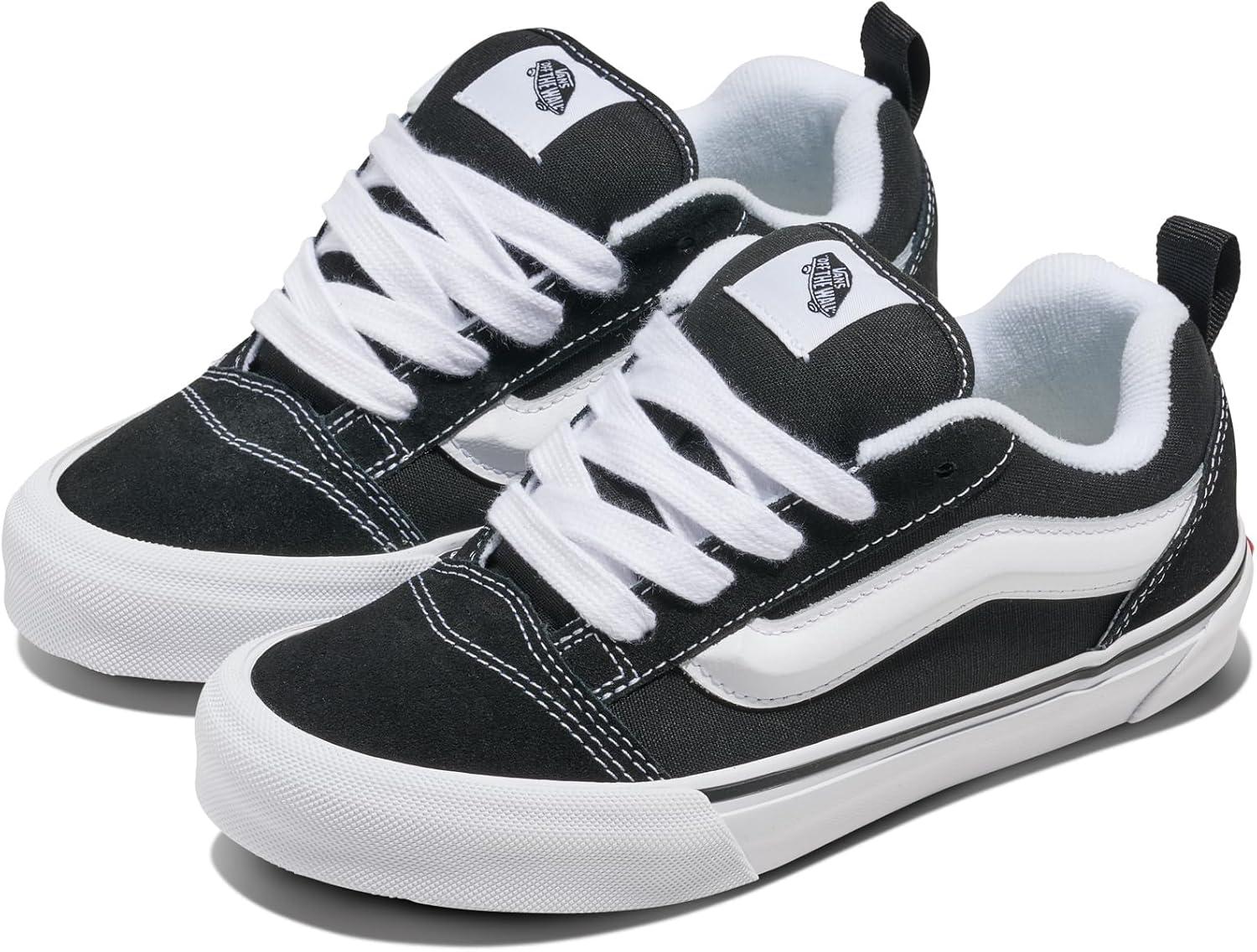 imageVans UnisexChild Knu Skool ShoeBlackTrue White