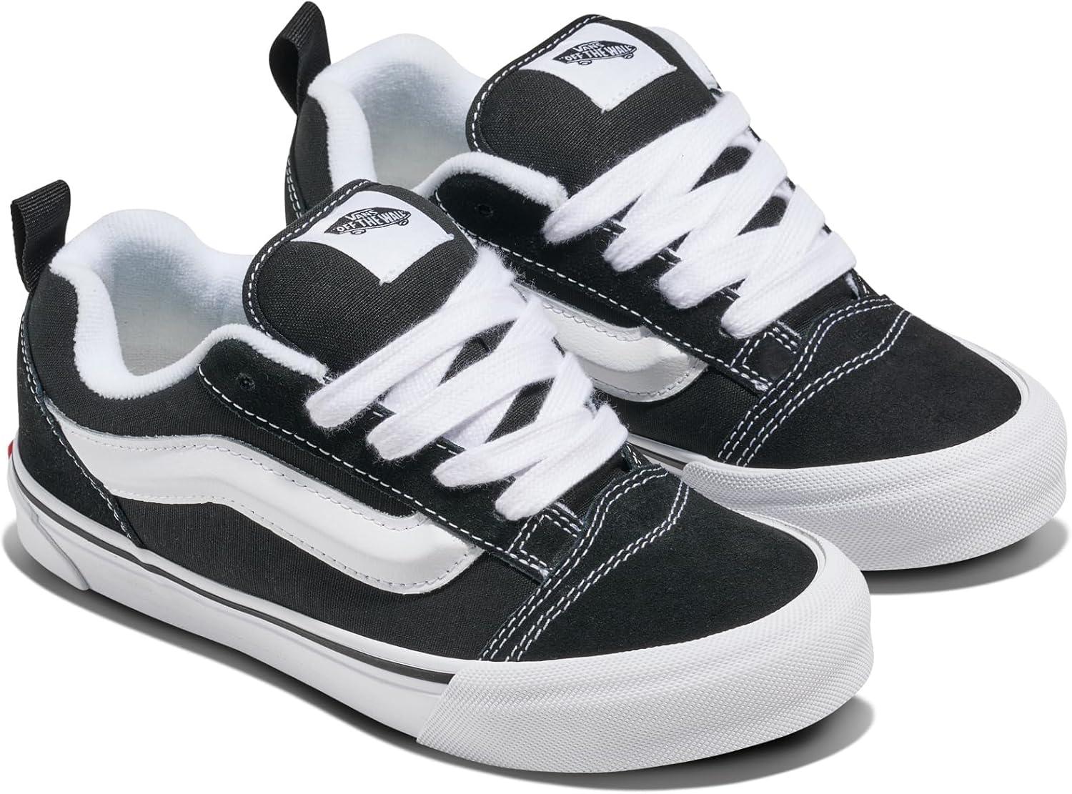 imageVans UnisexChild Knu Skool ShoeBlackTrue White