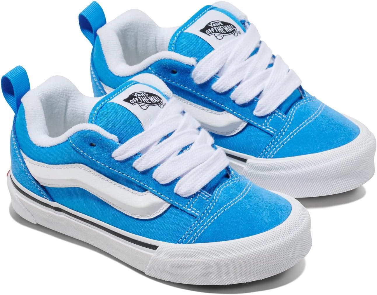 imageVans UnisexChild Knu Skool ShoeColor Theory Bright Azure