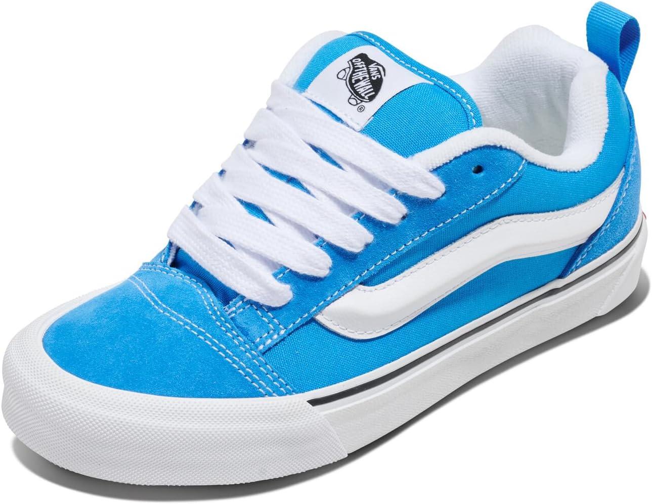 imageVans UnisexChild Knu Skool ShoeColor Theory Bright Azure