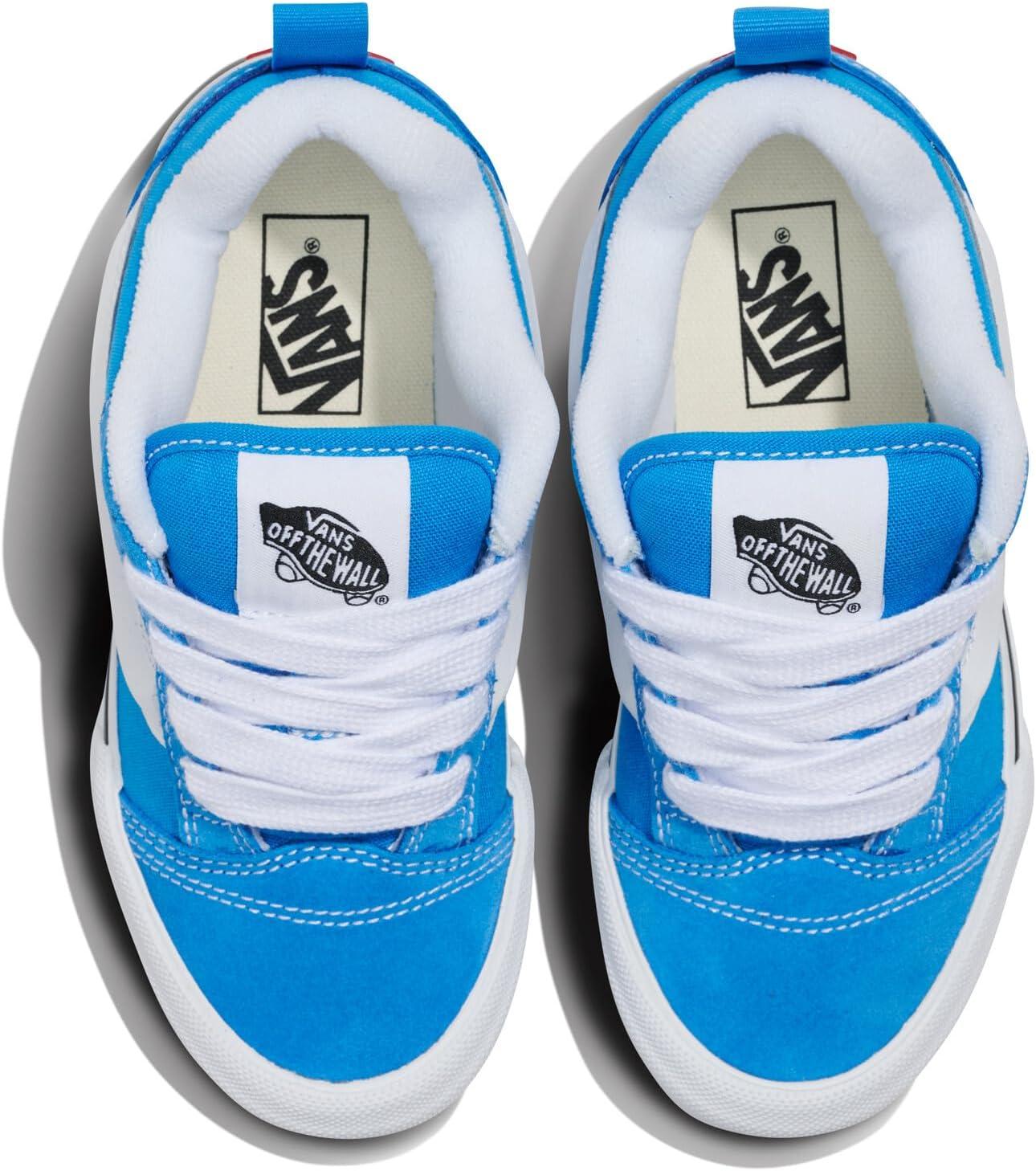 imageVans UnisexChild Knu Skool ShoeColor Theory Bright Azure