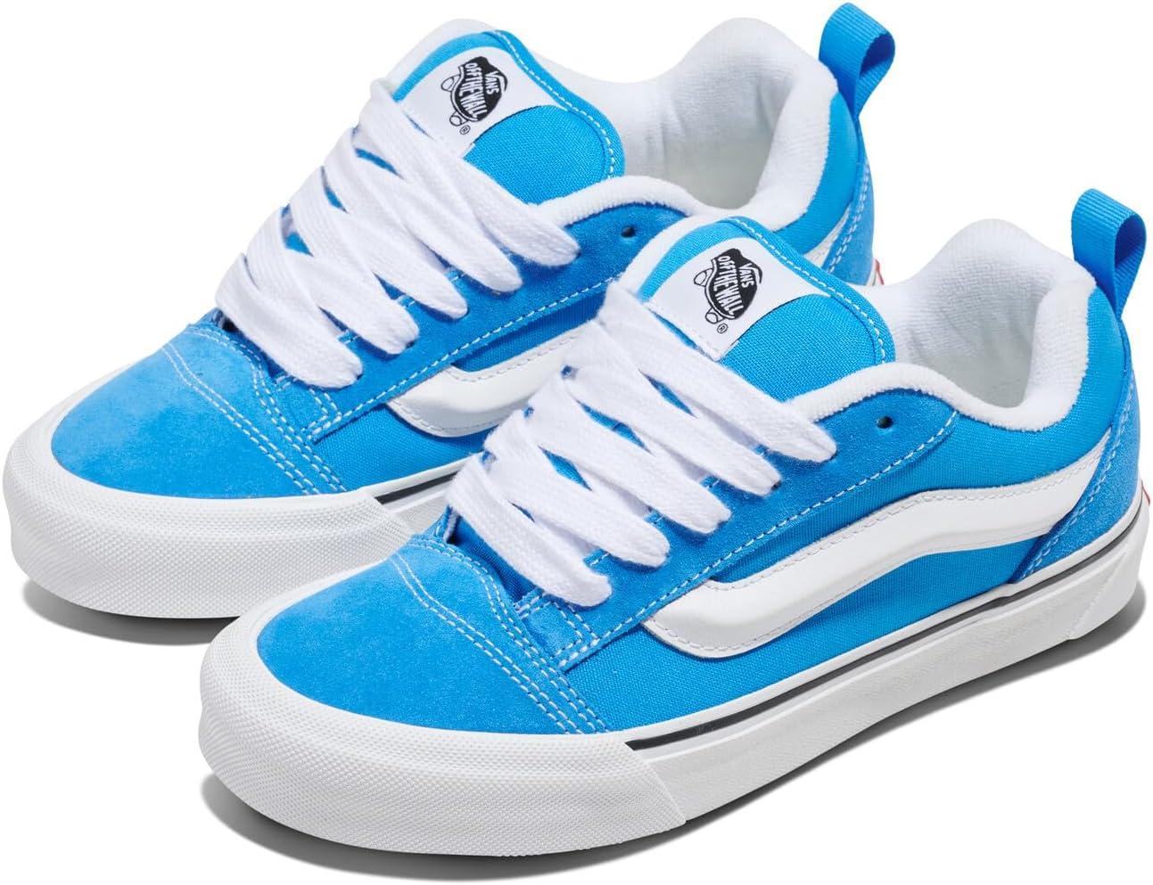 imageVans UnisexChild Knu Skool ShoeColor Theory Bright Azure
