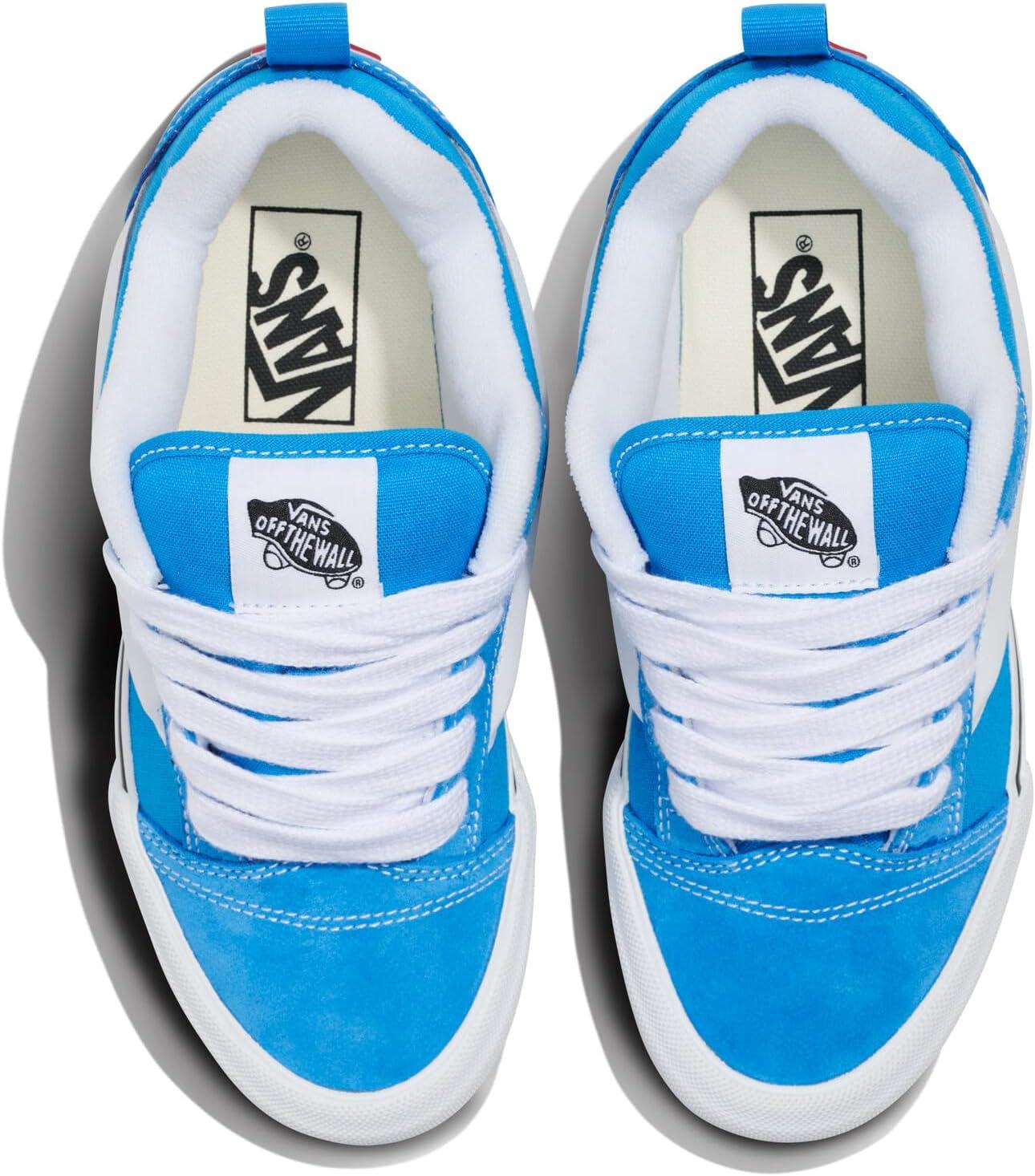 imageVans UnisexChild Knu Skool ShoeColor Theory Bright Azure