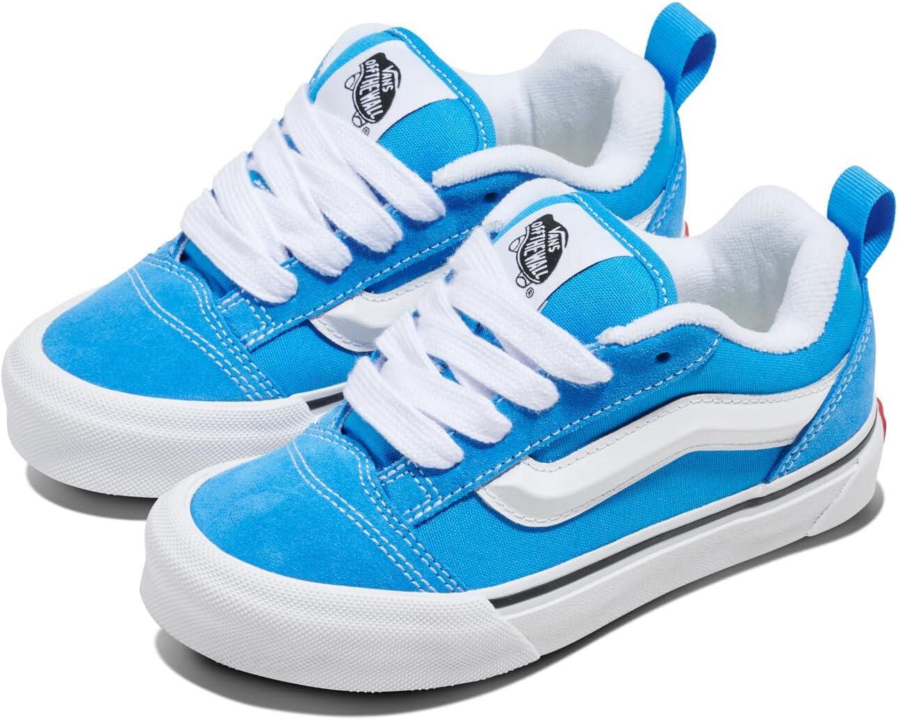 imageVans UnisexChild Knu Skool ShoeColor Theory Bright Azure