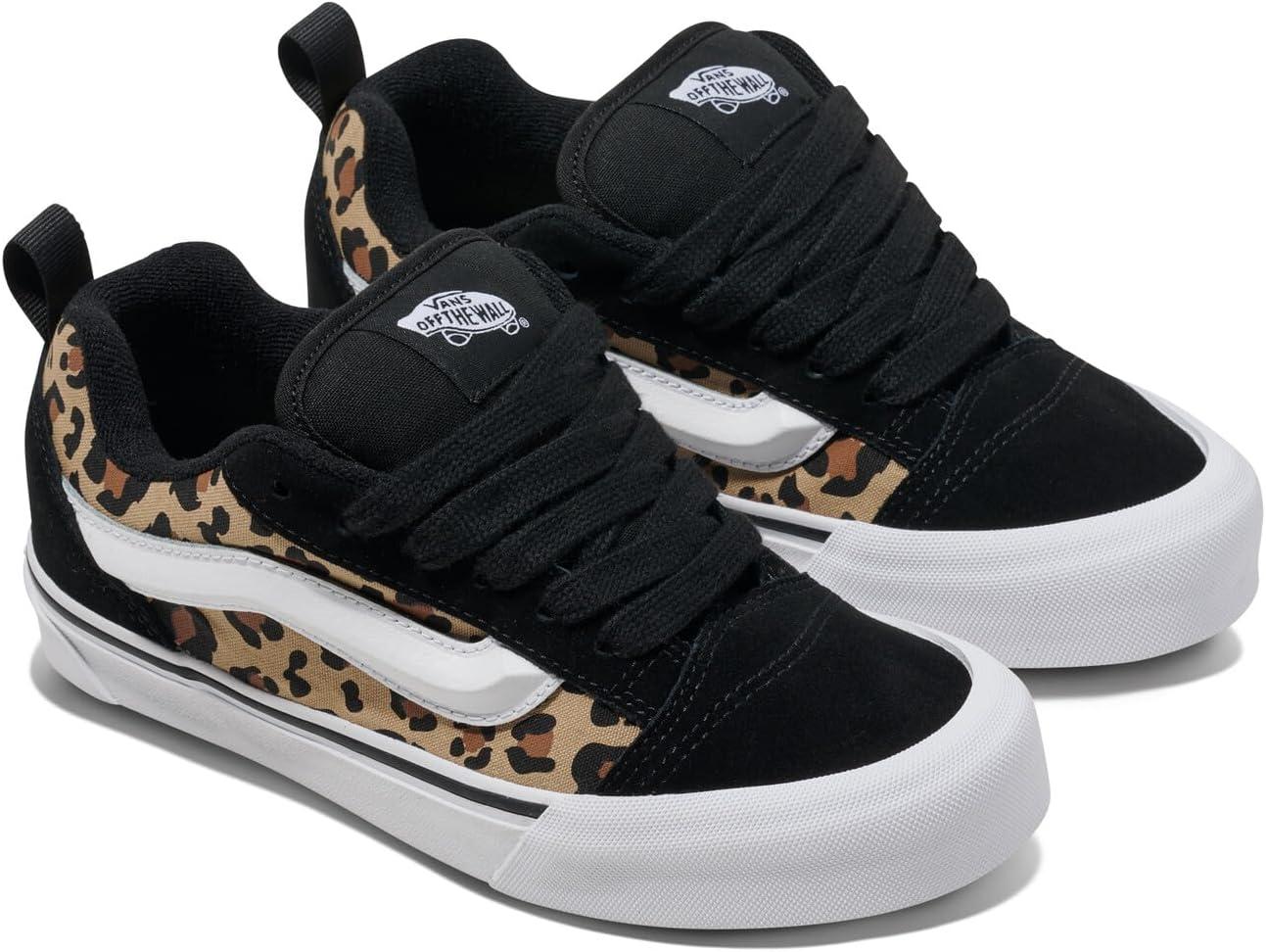 imageVans UnisexChild Knu Skool ShoeLeopard BrownBlack