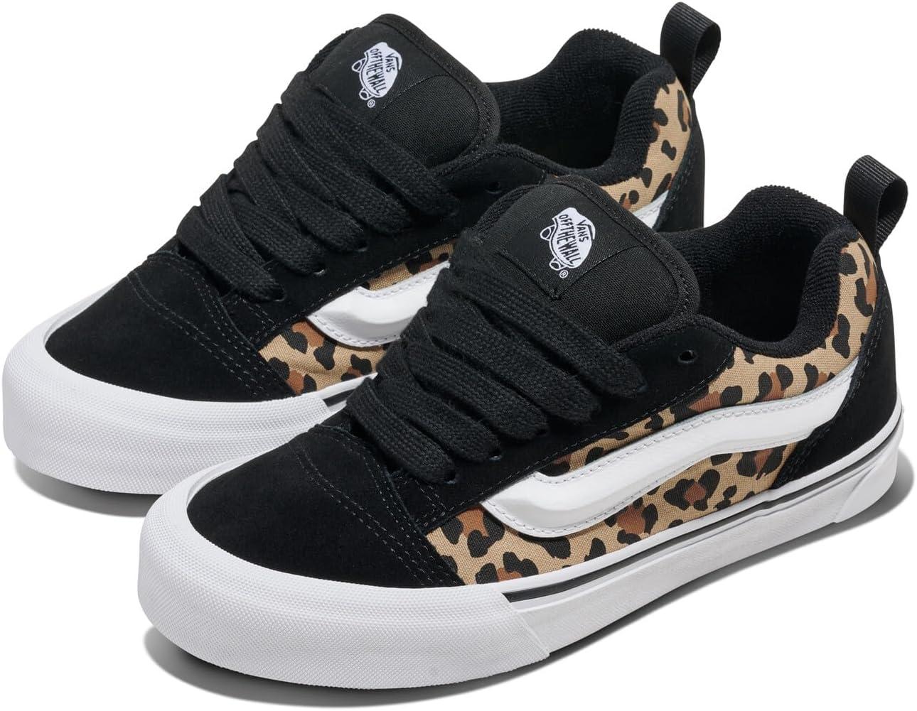 imageVans UnisexChild Knu Skool ShoeLeopard BrownBlack