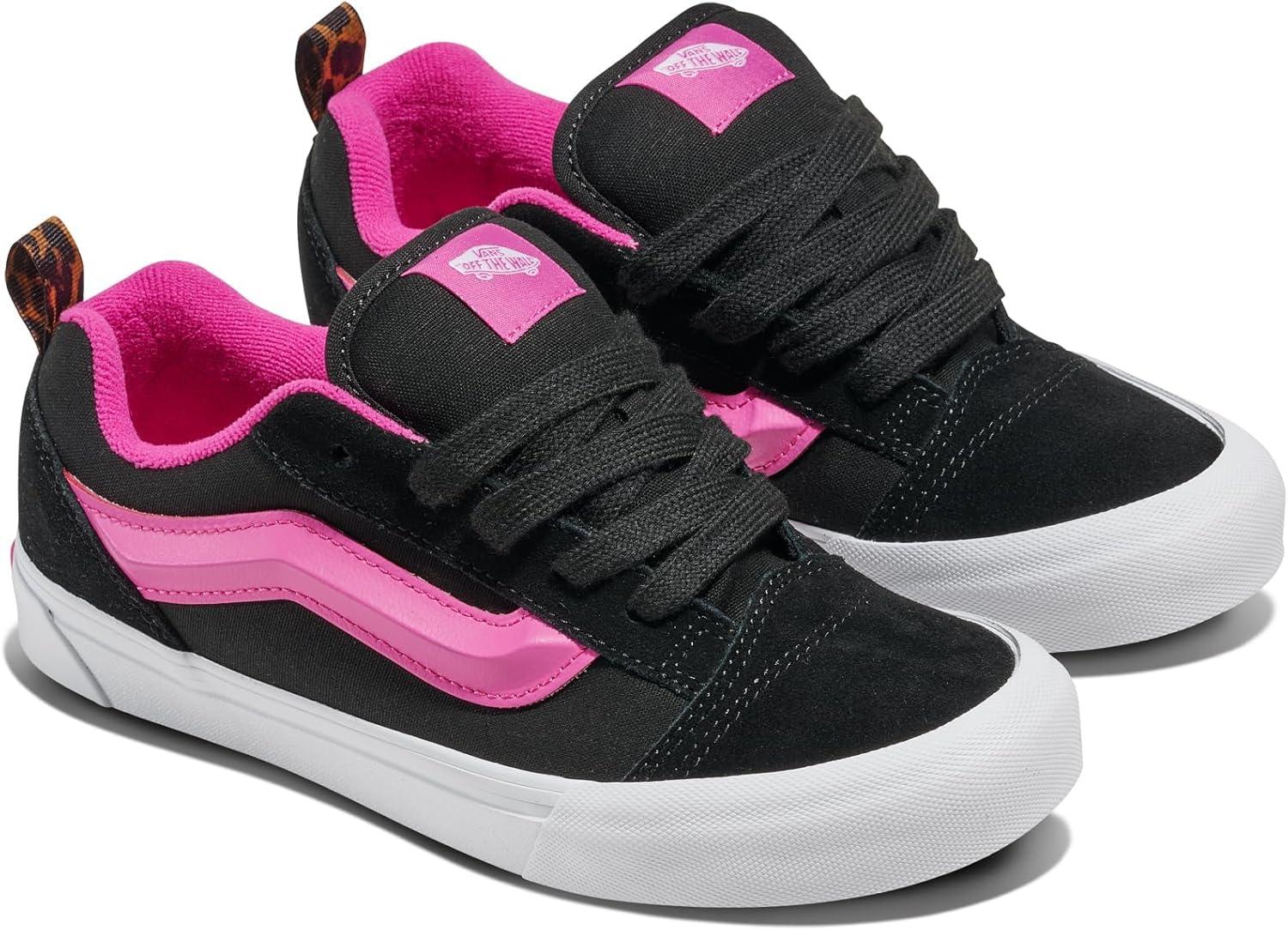 imageVans UnisexChild Knu Skool ShoeLeopard Pop BlackMulti