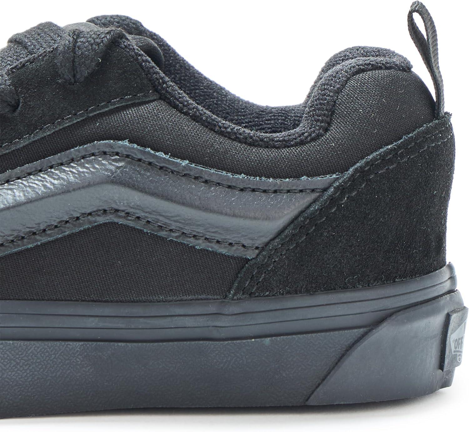 imageVans UnisexChild Knu Skool ShoeSuedeCanvas Triple Black