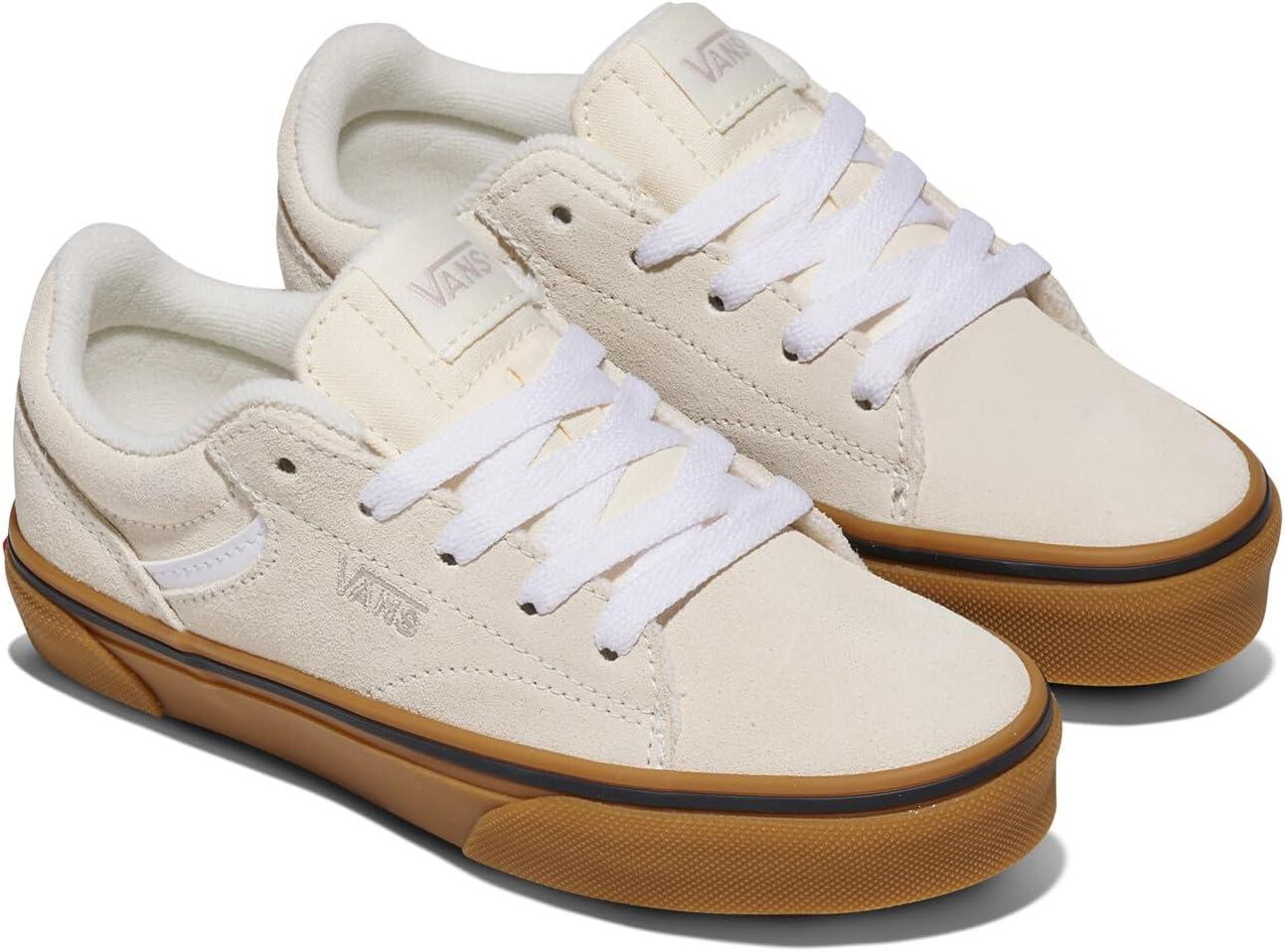 imageVans UnisexChild Seldan ShoeBasic Gum Classic White