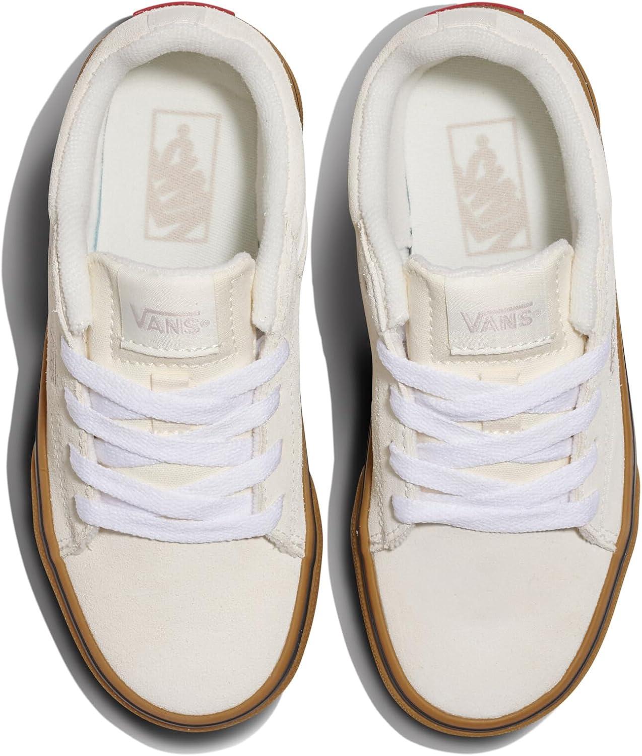 imageVans UnisexChild Seldan ShoeBasic Gum Classic White