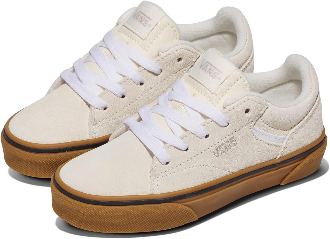 imageVans UnisexChild Seldan ShoeBasic Gum Classic White