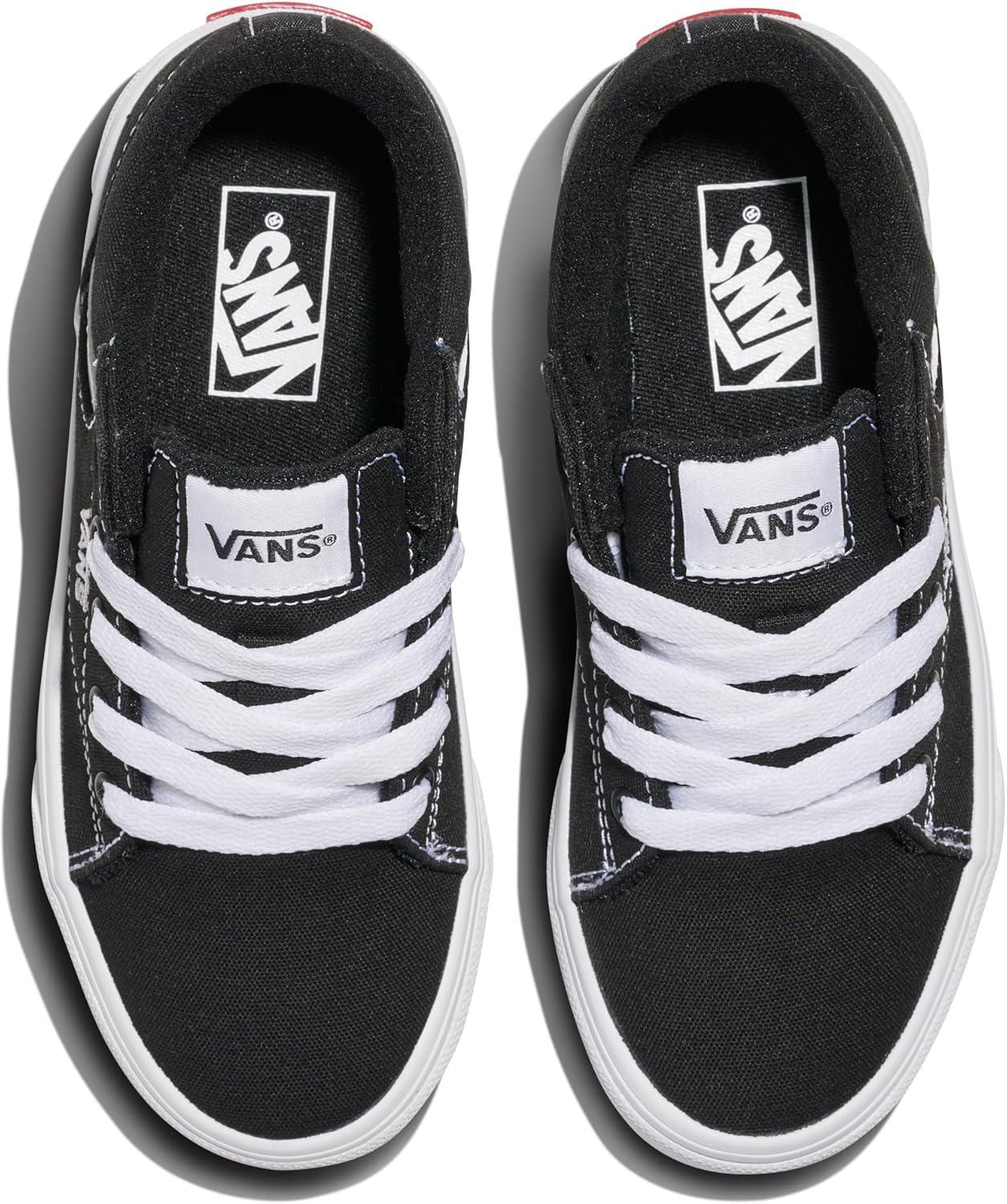 imageVans UnisexChild Seldan ShoeBlackWhite