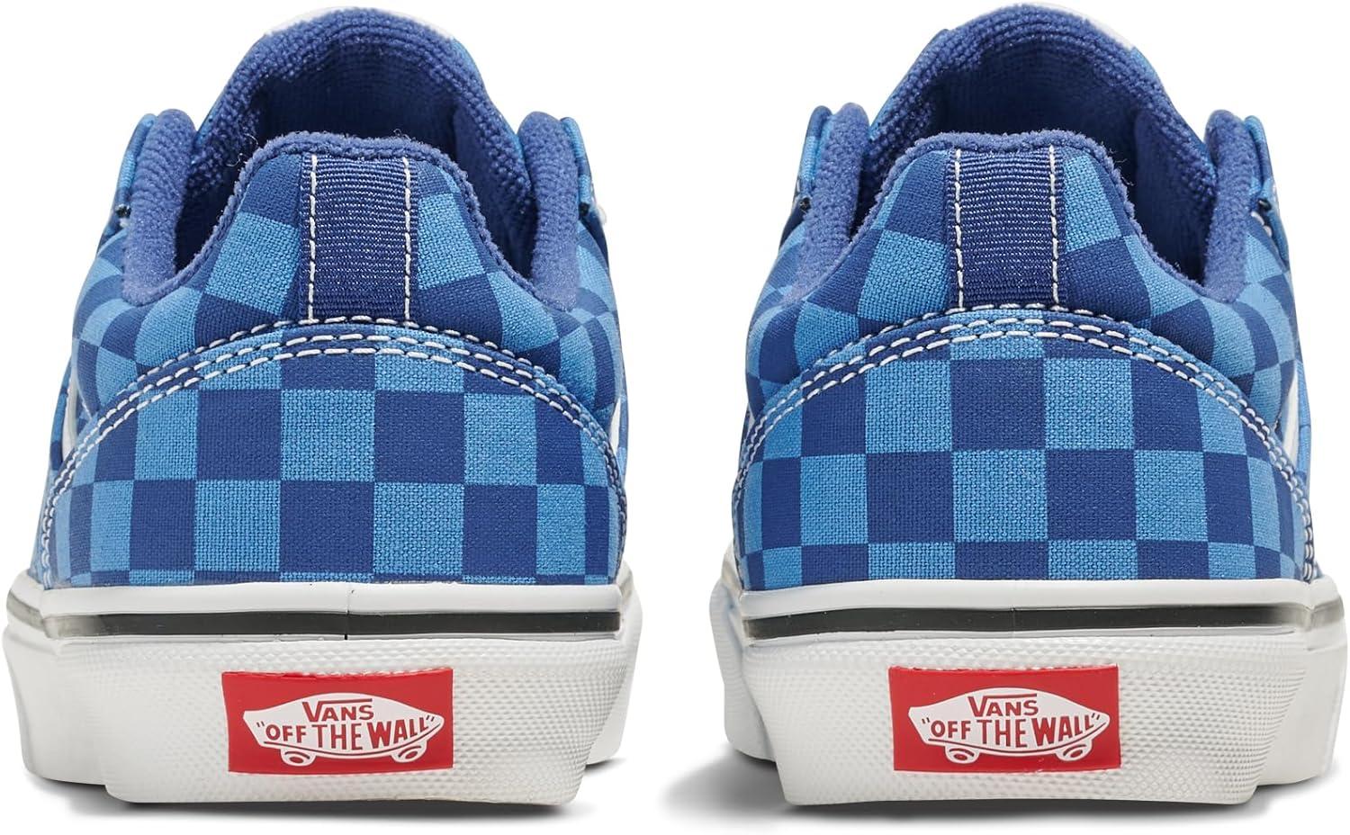 imageVans UnisexChild Seldan ShoeTonal Check True Navy