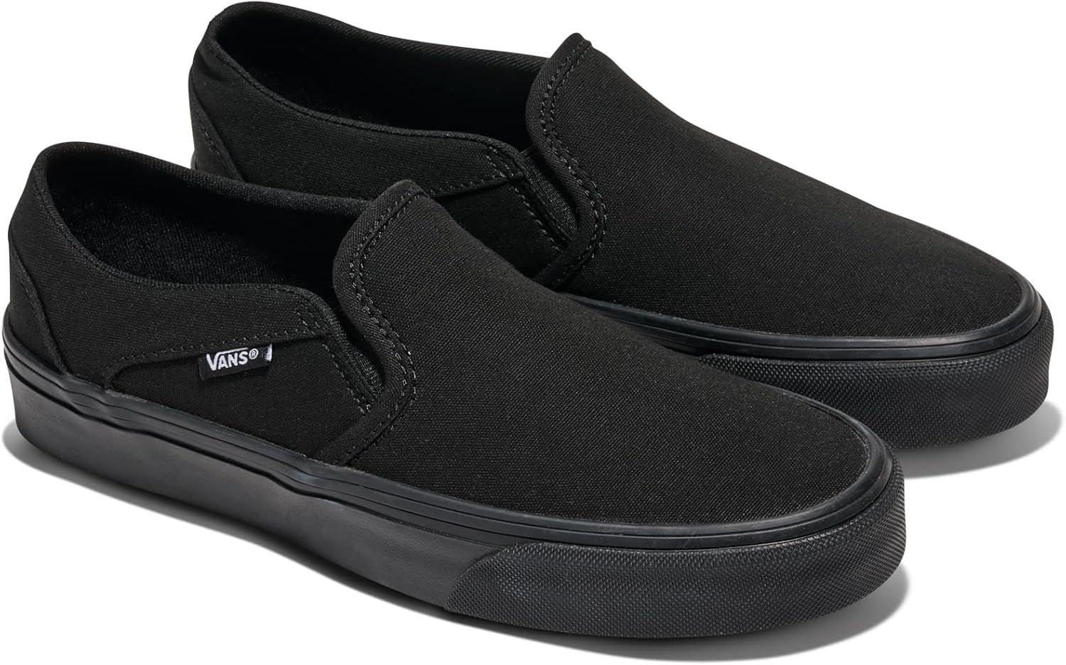 imageVans Womens Asher Adult Low Top SneakersBlackBlack