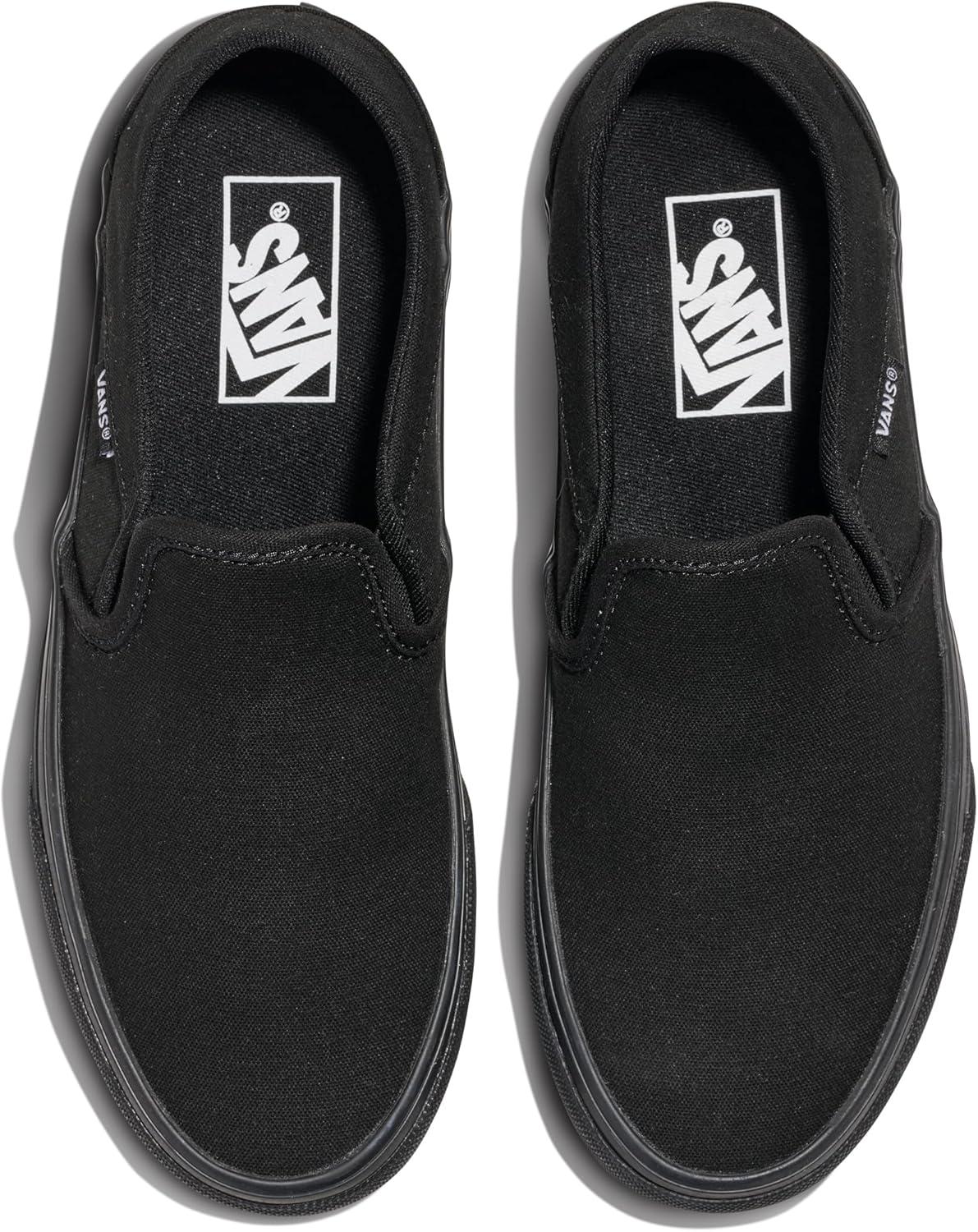 imageVans Womens Asher Adult Low Top SneakersBlackBlack