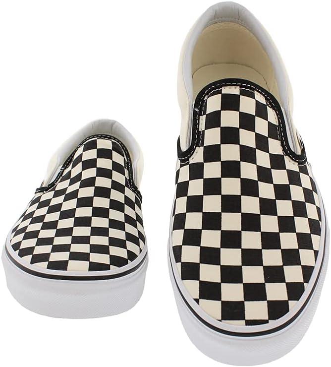 imageVans Womens Asher Adult Low Top SneakersBlackOff WhiteCheckerboard