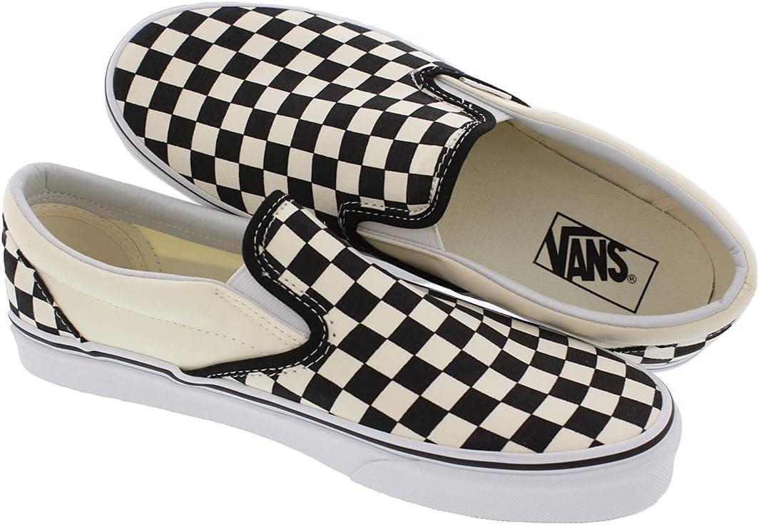 imageVans Womens Asher Adult Low Top SneakersBlackOff WhiteCheckerboard