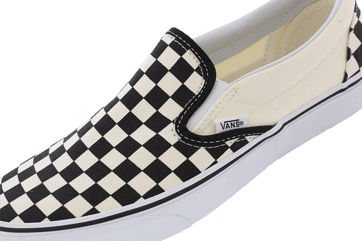 imageVans Womens Asher Adult Low Top SneakersBlackOff WhiteCheckerboard