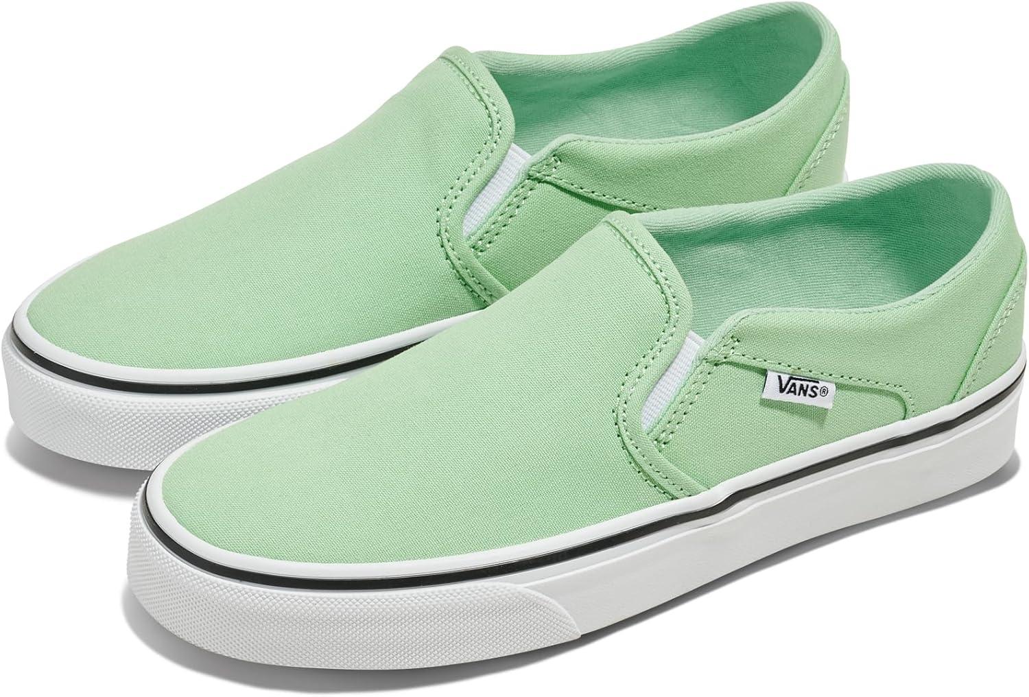 imageVans Womens Asher Adult Low Top SneakersCanvas Cacti Green