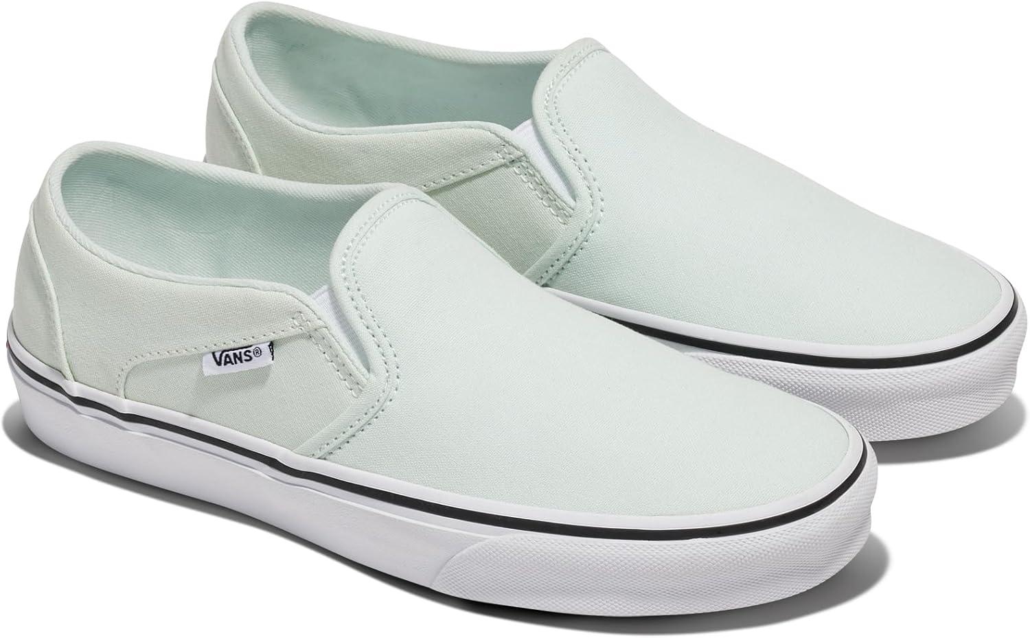 imageVans Womens Asher Adult Low Top SneakersCanvas Hint of Mint