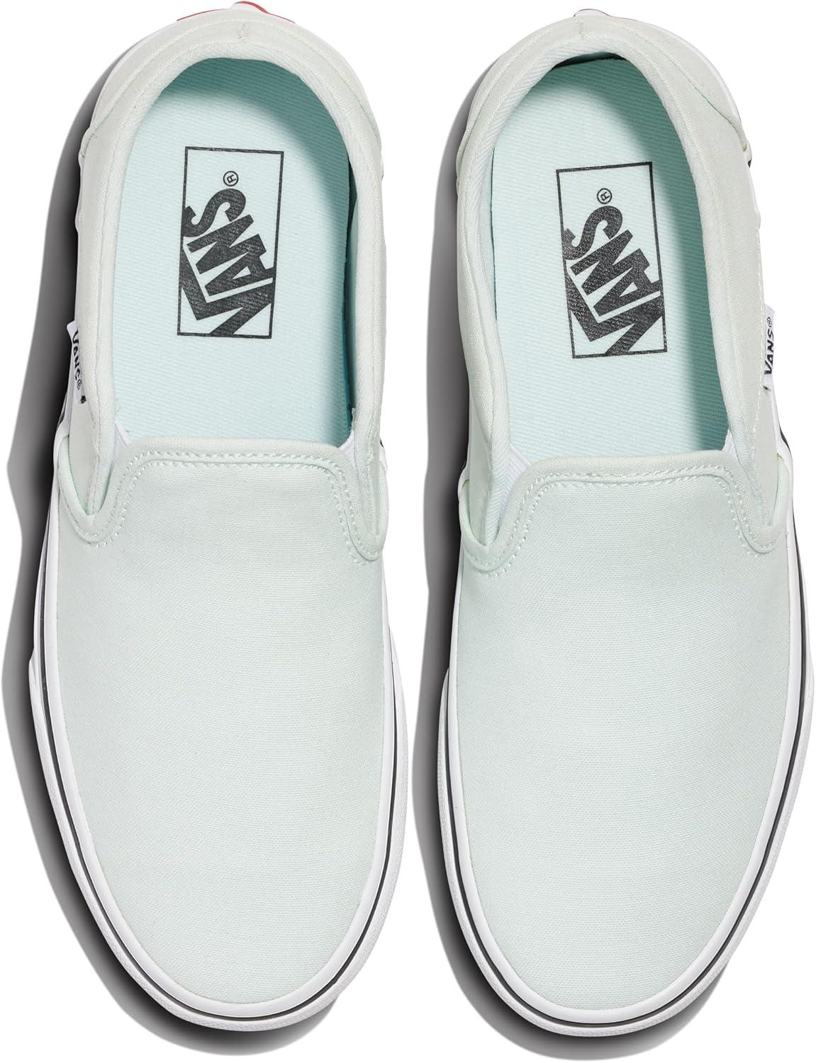 imageVans Womens Asher Adult Low Top SneakersCanvas Hint of Mint