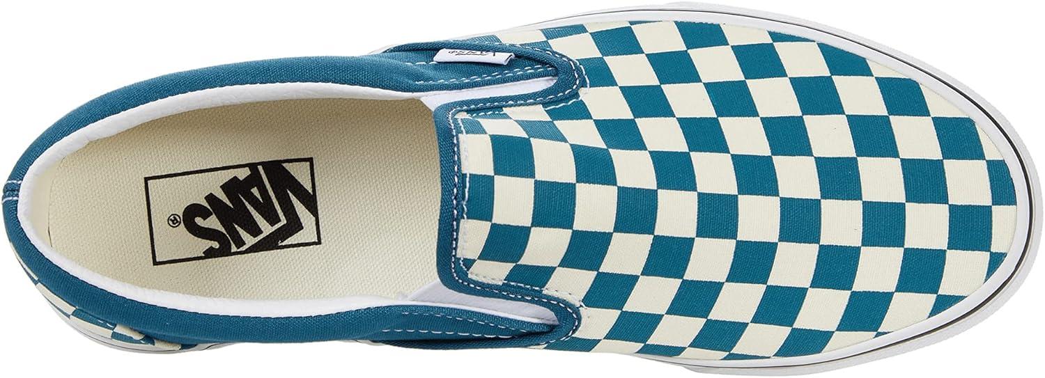 imageVans Womens Asher Adult Low Top SneakersCheckerboard Blue Coral True White