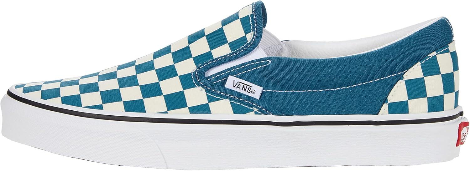imageVans Womens Asher Adult Low Top SneakersCheckerboard Blue Coral True White