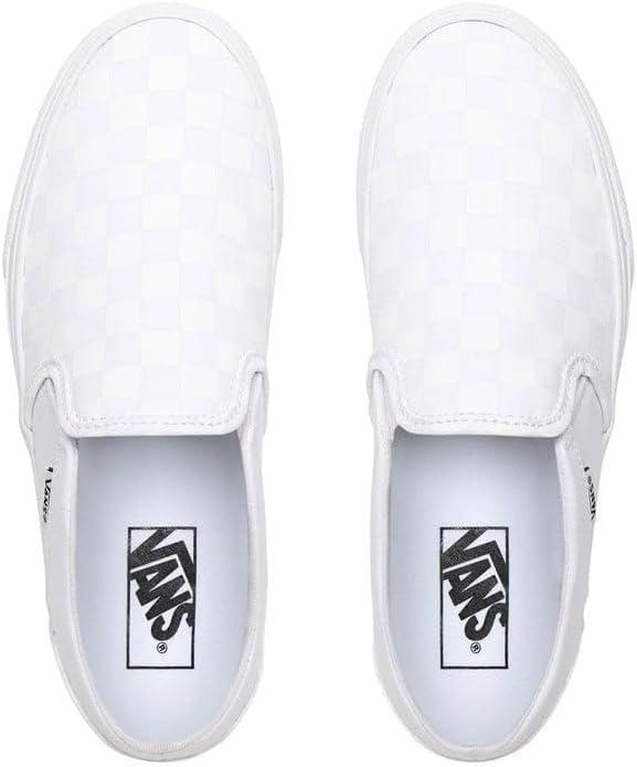 imageVans Womens Asher Adult Low Top SneakersCheckerboard White White